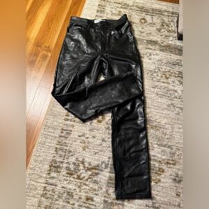 Leather pants